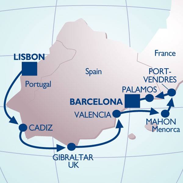 <h2>Golf & The Iberian Peninsula by Sea 2014</h2>10 Nights from Lisbon to Barcelona on <i>Azamara Journey</i> | 6 Rounds | September 3 – 13